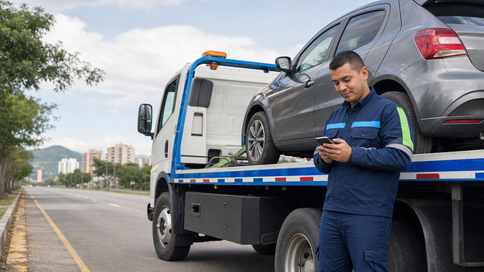 Grúas en Barranquilla 24 horas para carro y moto